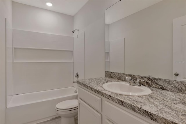 1089 Blue Jay Dr, Davenport, FL 33837 - full bathroom featuring toilet, vanity, and shower / bathing tub combination