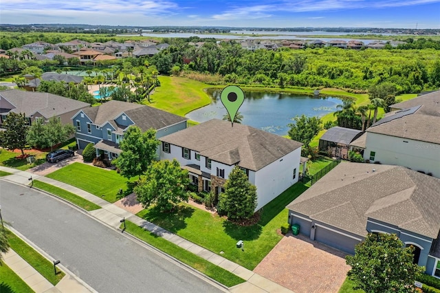408 Egret Place Dr, Winter Garden, FL 34787 - aerial perspective of suburban area with a nearby body of water