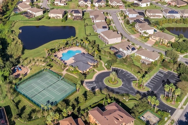 408 Egret Place Dr, Winter Garden, FL 34787 - aerial overview of property's location featuring a large body of water, nearby suburban area, and a pool