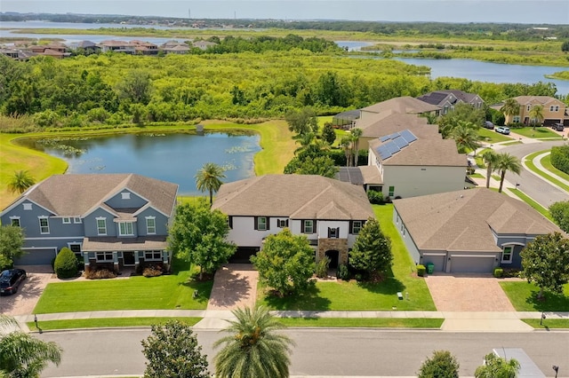 408 Egret Place Dr, Winter Garden, FL 34787 - aerial perspective of suburban area with a large body of water