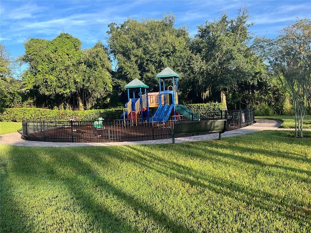 408 Egret Place Dr, Winter Garden, FL 34787 - community jungle gym with view of scattered trees