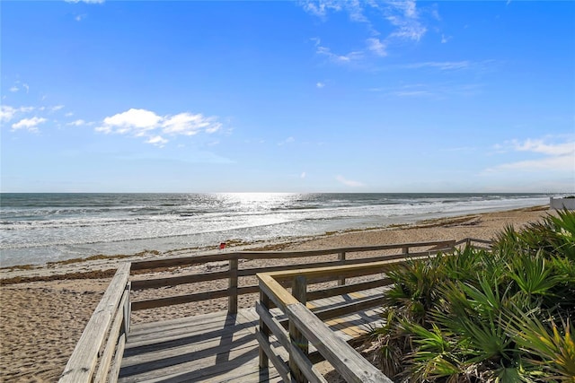 5301 S Atlantic Ave Unit 51, New Smyrna Beach, FL 32169 - view of water feature with a view of the beach