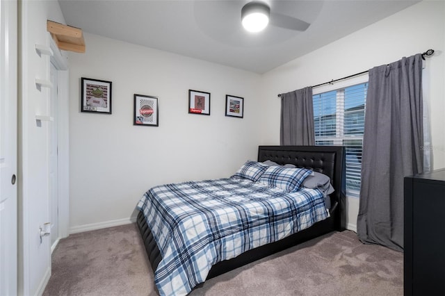 555 Meadow Bend Dr, Davenport, FL 33837 - bedroom featuring carpet flooring, baseboards, and ceiling fan