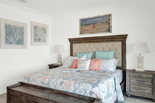 7 Marden Dr, Ormond Beach, FL 32176 - bedroom featuring ornamental molding