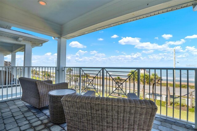 7 Marden Dr, Ormond Beach, FL 32176 - balcony with view of water and beach