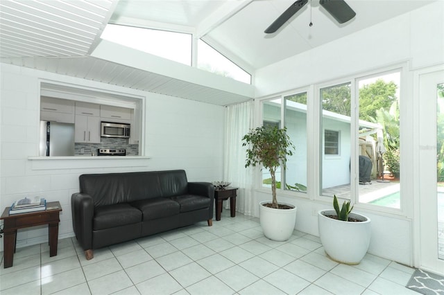 sunroom featuring plenty of natural light
