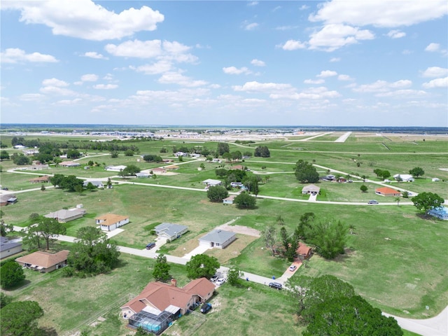 drone / aerial view featuring a rural view