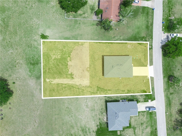 aerial overview of property's location featuring property parcel outlined