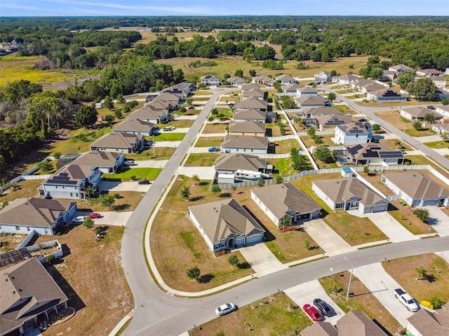 aerial view featuring a residential view