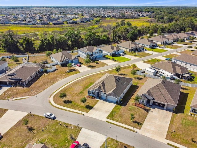drone / aerial view featuring a residential view