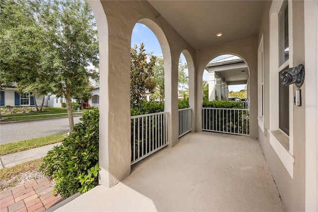 9567 Meadow Hunt Way, Winter Garden, FL 34787 - view of patio / terrace with covered porch