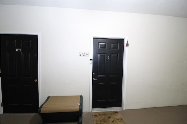 view of entrance to property