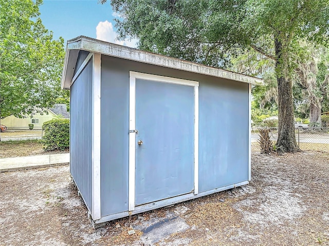 499 W Beresford Rd, Deland, FL 32720 - view of shed featuring fence