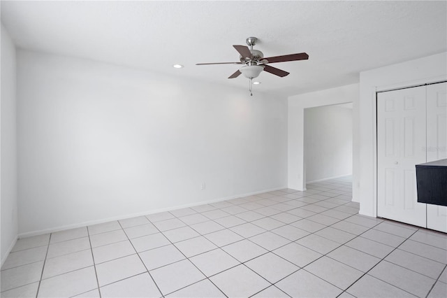 611 Casa Park A Ct, Winter Springs, FL 32708 - unfurnished room with a ceiling fan, baseboards, and recessed lighting