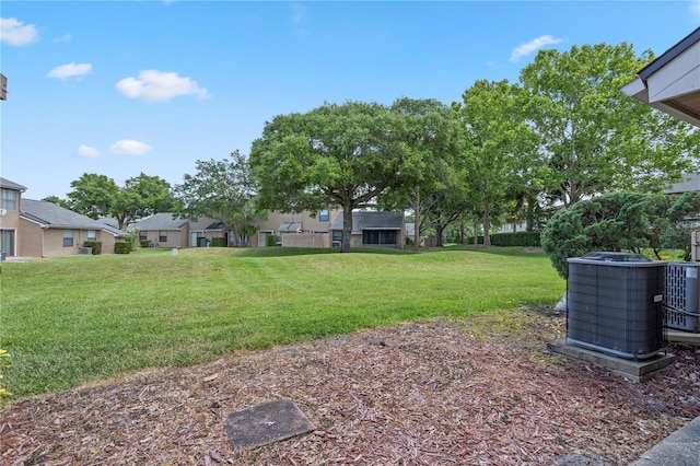 611 Casa Park A Ct, Winter Springs, FL 32708 - view of yard featuring central AC unit and a residential view