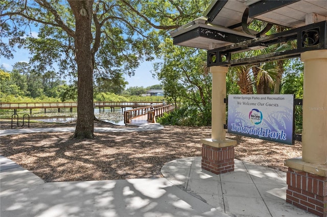 611 Casa Park A Ct, Winter Springs, FL 32708 - view of home's community featuring a water view