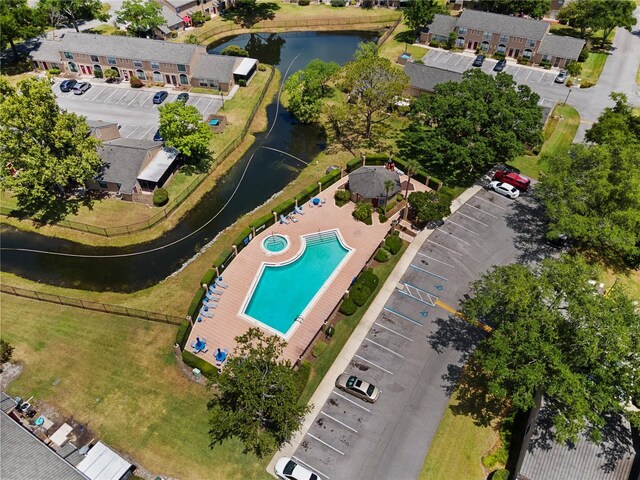 611 Casa Park A Ct, Winter Springs, FL 32708 - aerial view with a water view