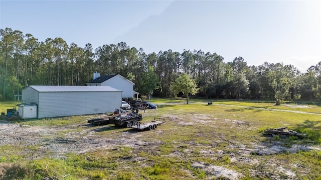 1555 Seminole Run Rd, Osteen, FL 32764 - view of yard featuring an outdoor structure