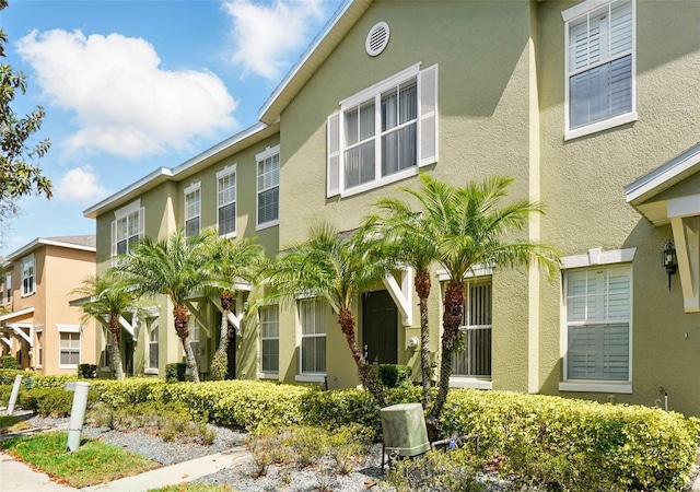 view of front of property with stucco siding