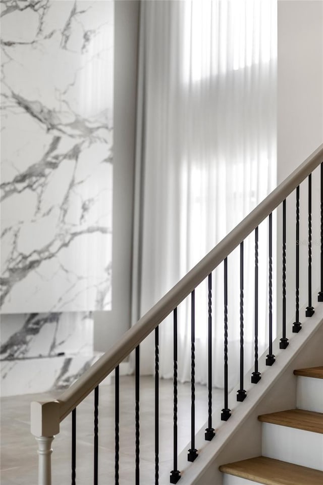view of staircase