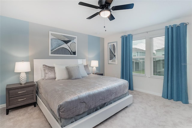 1820 Summer Dr, Davenport, FL 33897 - bedroom featuring baseboards, carpet flooring, and a ceiling fan