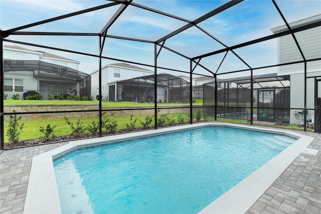 1820 Summer Dr, Davenport, FL 33897 - outdoor pool with a lanai and a patio