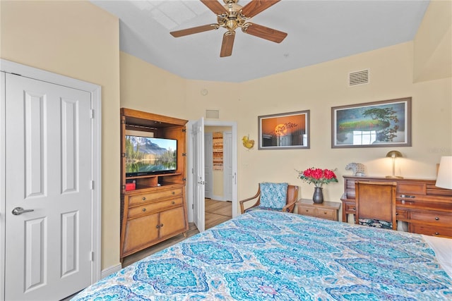 7630 Heritage Crossing Way Unit 302, Reunion, FL 34747 - bedroom featuring baseboards and a ceiling fan