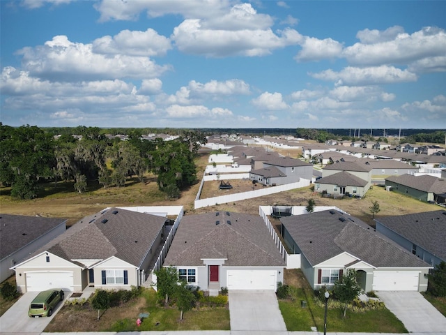bird's eye view featuring a residential view