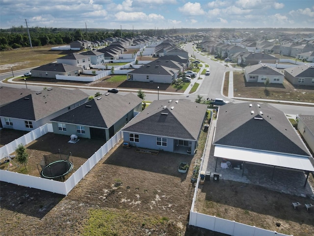 drone / aerial view featuring a residential view