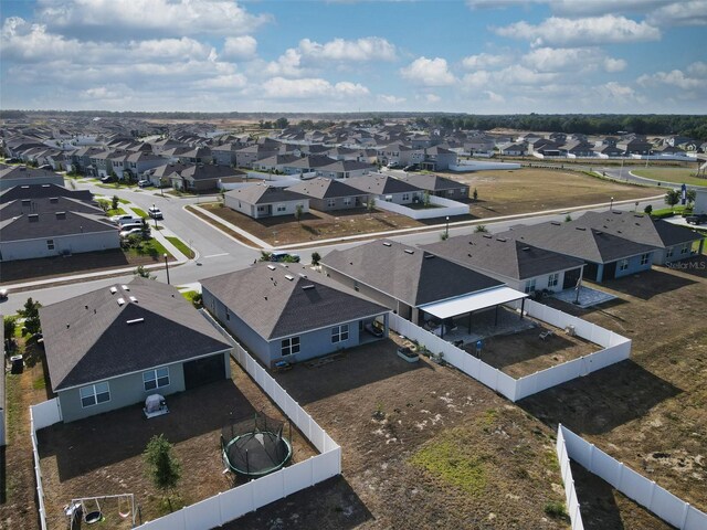 drone / aerial view featuring a residential view