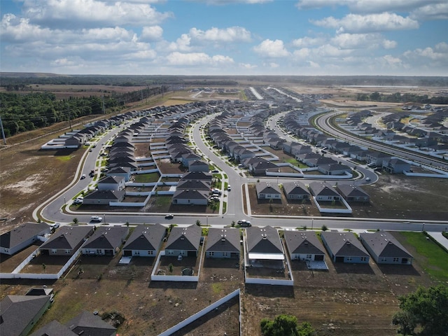 aerial view featuring a residential view