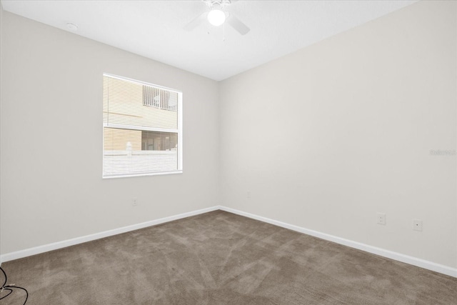16780 Meadows St, Clermont, FL 34714 - empty room with carpet, ceiling fan, and baseboards