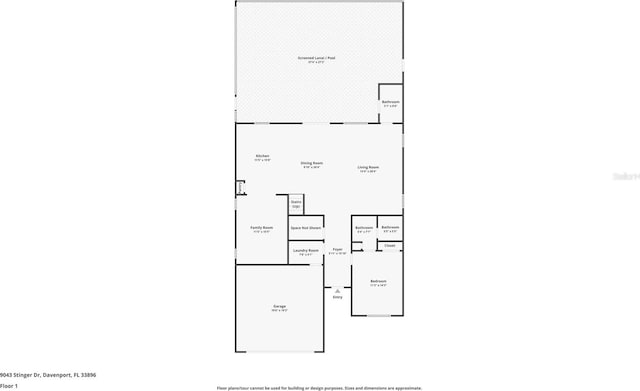 9034 Stinger Dr, Davenport, FL 33896 - plan