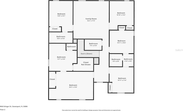 9034 Stinger Dr, Davenport, FL 33896 - plan