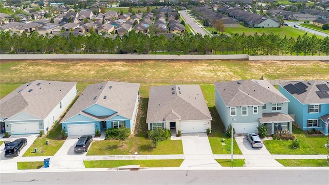 drone / aerial view featuring a residential view
