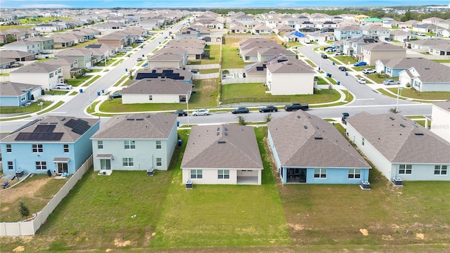 drone / aerial view featuring a residential view