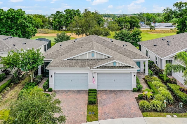 view from above of property