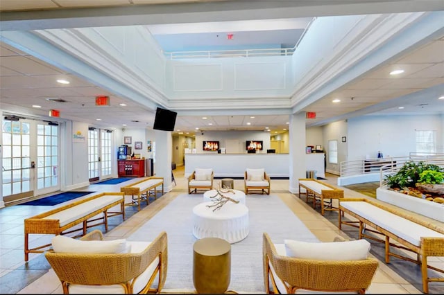 view of community lobby