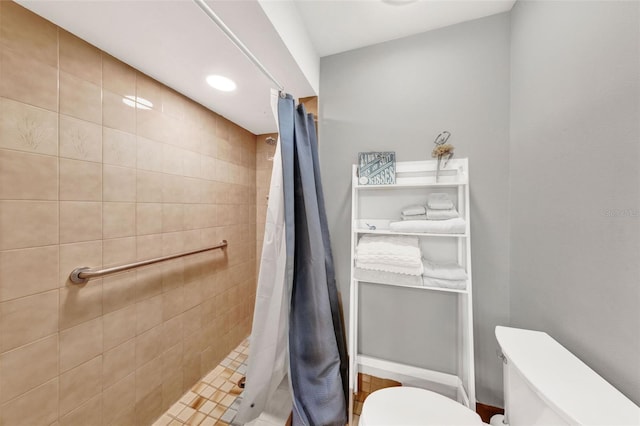 311 Needles Trl, Longwood, FL 32779 - bathroom with toilet and tiled shower