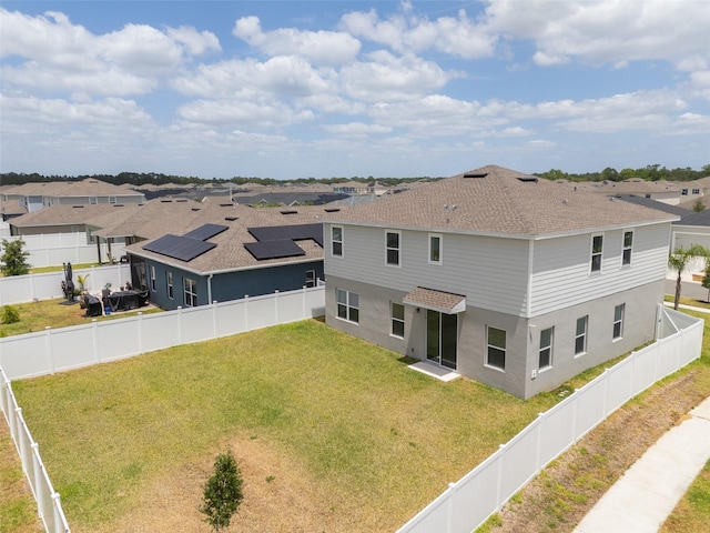birds eye view of property featuring a residential view