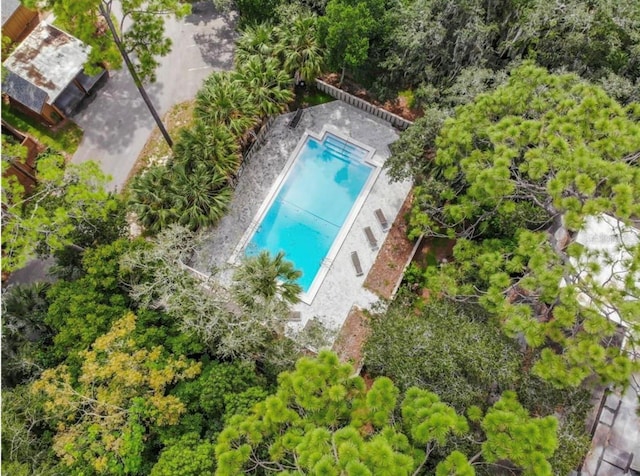 111 Crown Oaks Way Unit 101, Longwood, FL 32779 - bird's eye view of a pool area