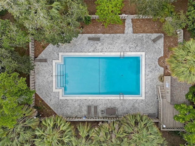 111 Crown Oaks Way Unit 101, Longwood, FL 32779 - aerial view of property and surrounding area with a pool area