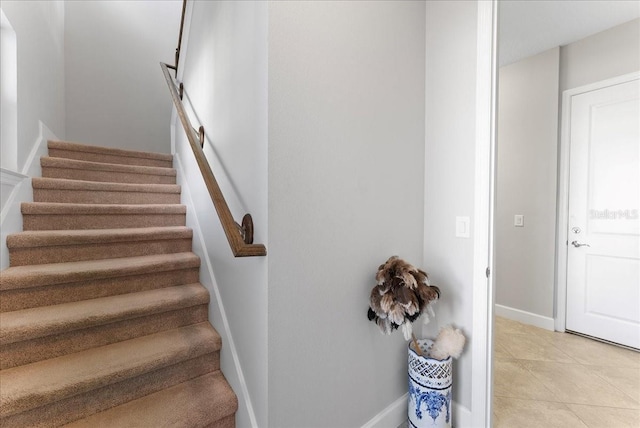 13865 Granger Ave, Orlando, FL 32827 - stairs featuring baseboards and tile patterned flooring