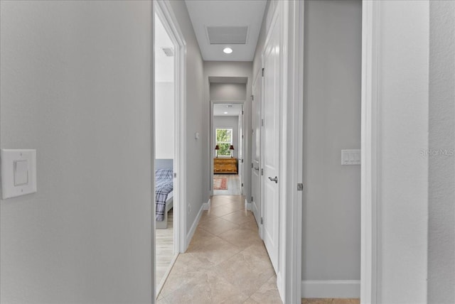 13865 Granger Ave, Orlando, FL 32827 - hall featuring visible vents, recessed lighting, baseboards, and light tile patterned flooring