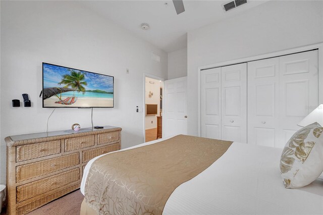 510 Rum Run Unit 33-510, Davenport, FL 33837 - bedroom with a closet and ceiling fan