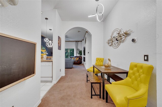 510 Rum Run Unit 33-510, Davenport, FL 33837 - dining room with arched walkways, carpet floors, and baseboards
