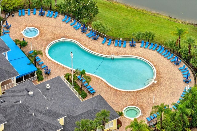 510 Rum Run Unit 33-510, Davenport, FL 33837 - aerial view of a pool