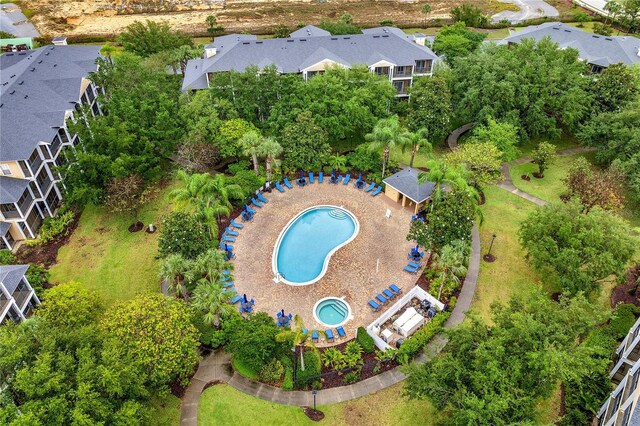 510 Rum Run Unit 33-510, Davenport, FL 33837 - aerial view of a pool