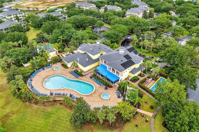 510 Rum Run Unit 33-510, Davenport, FL 33837 - aerial view of residential area with a pool area