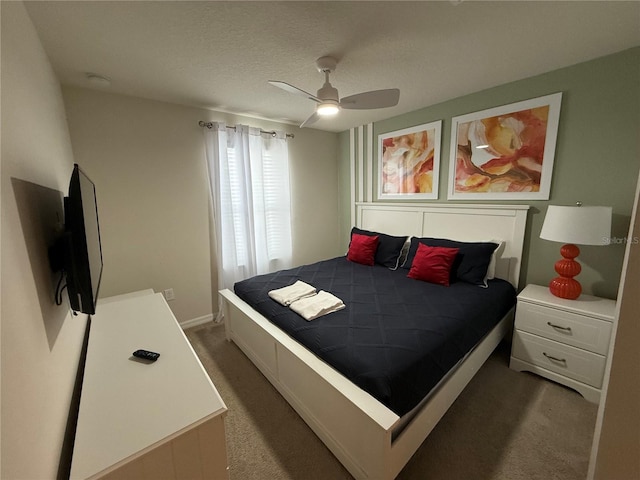 197 Jetty Way, Davenport, FL 33897 - carpeted bedroom featuring ceiling fan and a textured ceiling